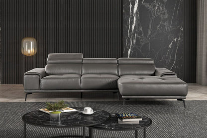 Furniture of America - Vadso Sectional, Right Chaise in Dark Gray - FM69005DG-SECT-R View 2