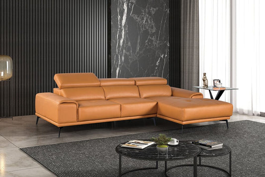 Furniture of America - Vadso Sectional, Right Chaise in Tangerine - FM69005LB-SECT-R View 1