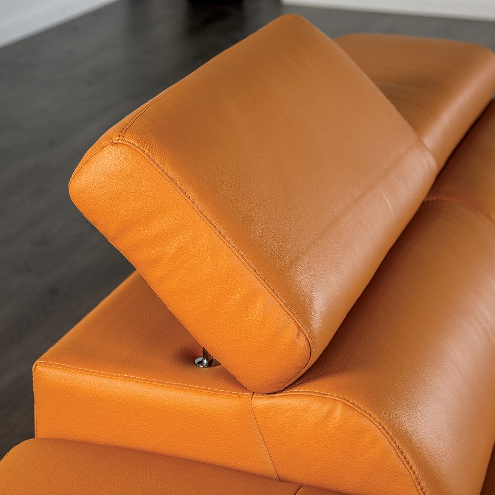 Furniture of America - Vadso Sectional, Right Chaise in Tangerine - FM69005LB-SECT-R View 2