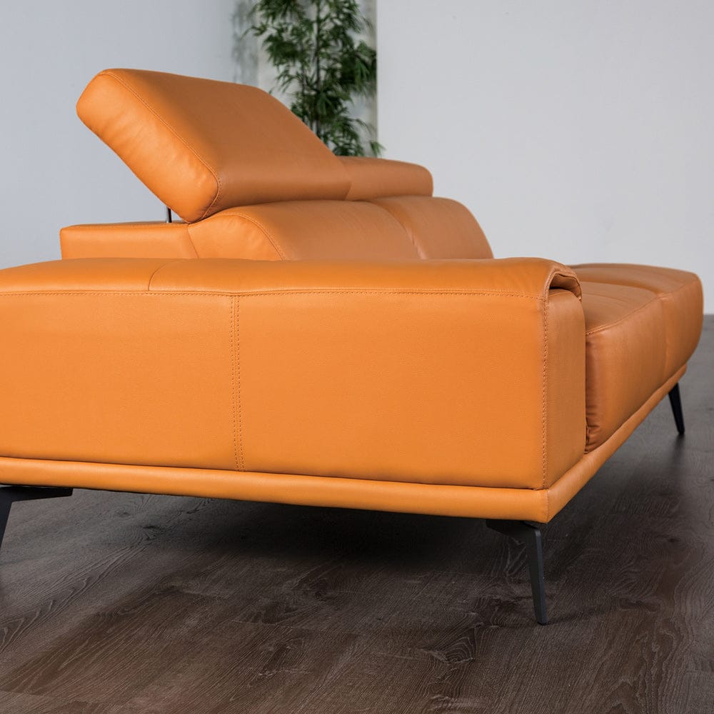 Furniture of America - Vadso Sectional, Right Chaise in Tangerine - FM69005LB-SECT-R View 3