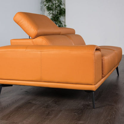 Furniture of America - Vadso Sectional, Right Chaise in Tangerine - FM69005LB-SECT-R View 3