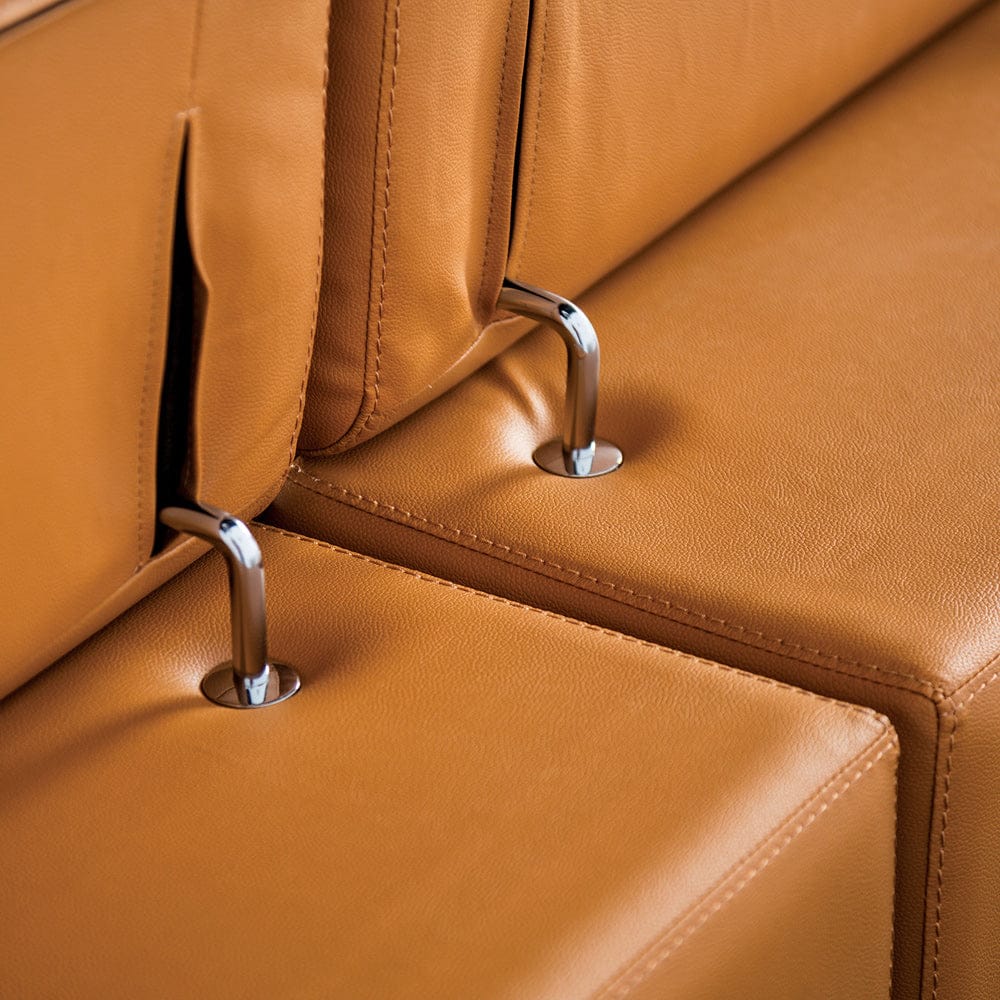 Furniture of America - Vadso Sectional, Right Chaise in Tangerine - FM69005LB-SECT-R View 4