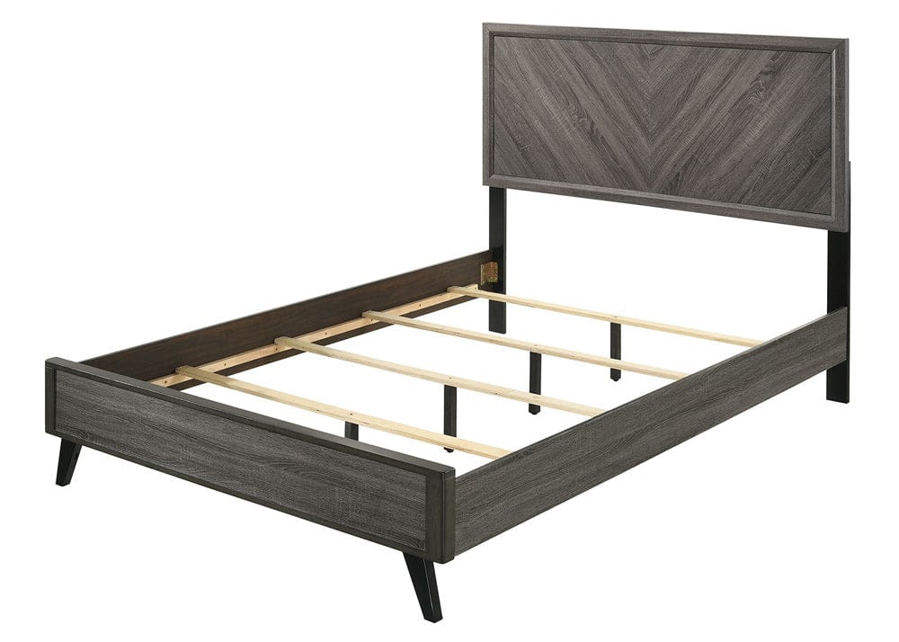 Furniture of America - Vagan 5 Pc. Queen Bedroom Set w/ Chest in Gray - CM7472GY-Q-5PC-CHEST View 4