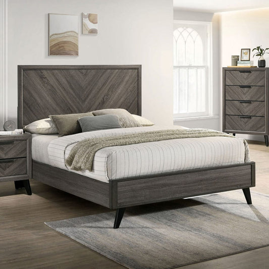 Furniture of America - Vagan Queen Bed in Gray - CM7472GY-Q-BED View 1