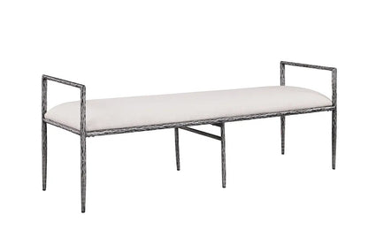 Furniture of America - Valda - Bench - Gunmetal - FM-AC8031GY-BN-3A view 1