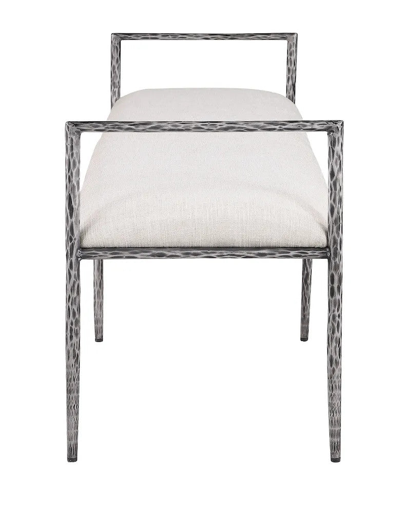 Furniture of America - Valda - Bench - Gunmetal - FM-AC8031GY-BN-3A view 2