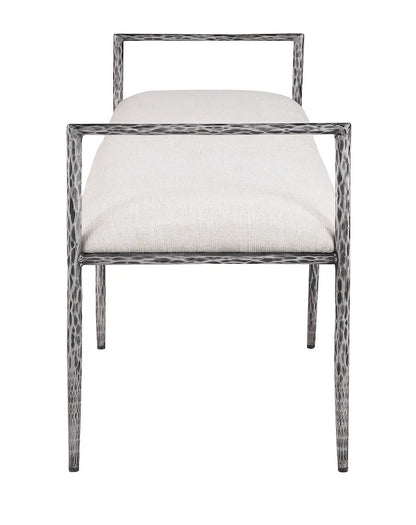 Furniture of America - Valda - Bench - Gunmetal - FM-AC8031GY-BN-3A view 2