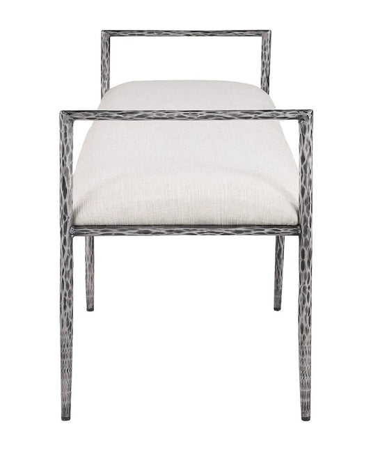 Furniture of America - Valda - Bench - Gunmetal - FM-AC8031GY-BN-3A view 2
