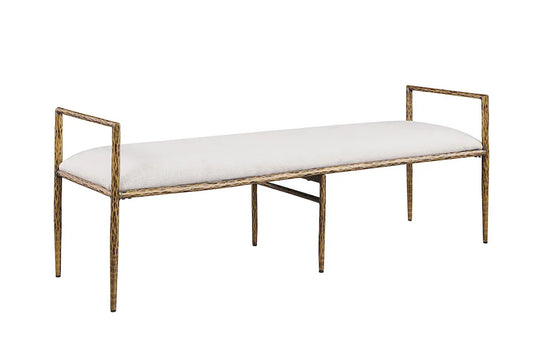 Furniture of America - Valda - Bench - Matte Gold - FM-AC8031GD-BN-3A view 1