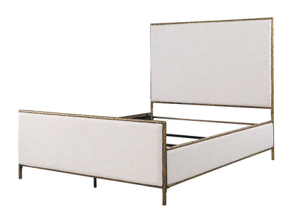Furniture of America - Valda - E.King Bed - Matte Gold - FM77000GD-EK-3A view 3