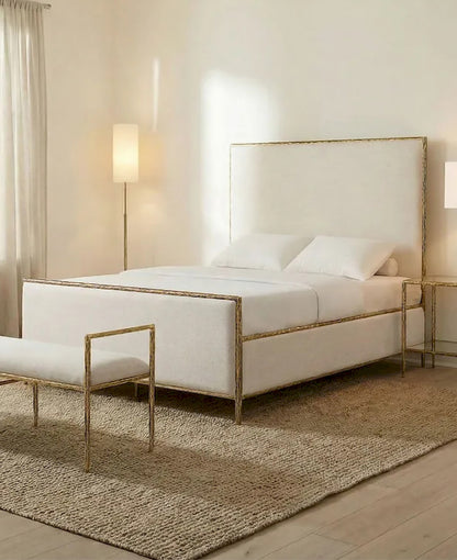 Furniture of America - Valda - Full Bed - Matte Gold - FM77000GD-F-3A view 1