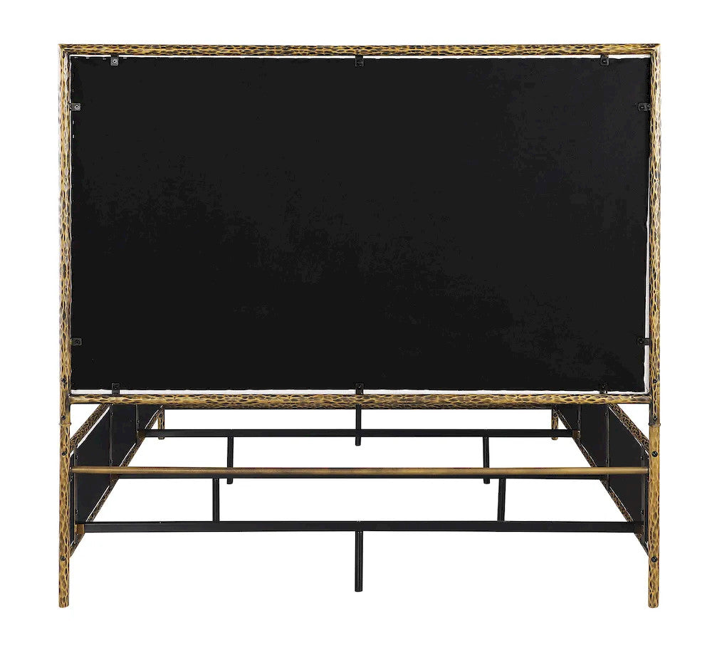 Furniture of America - Valda - Queen Bed - Matte Gold - FM77000GD-Q-3A view 5