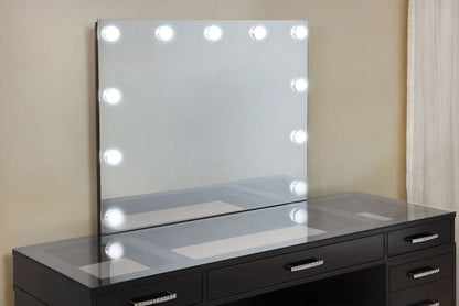 Furniture of America - Valentina Vanity Set in Obsidian Gray - FOA-DK5682DG-PK View 4