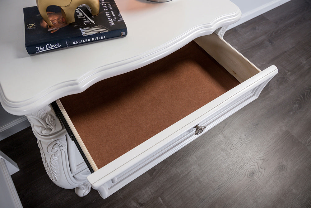 Furniture of America - Valentini Nightstand in White - FM7419WH-N View 3