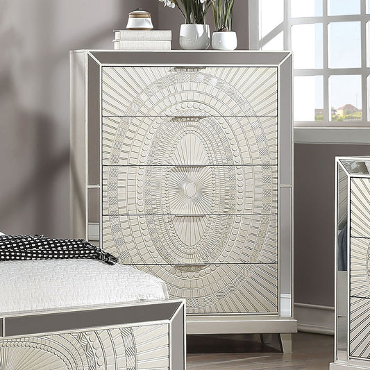 Furniture of America - Valletta Chest in Champagne - FOA7157C View 1