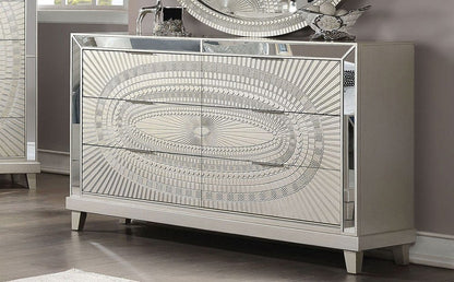 Furniture of America - Valletta Dresser in Champagne - FOA7157D View 1