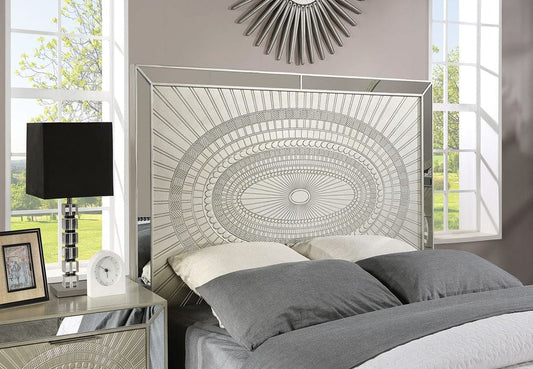 Furniture of America - Valletta E.King Bed in Champagne - FOA7157EK-BED View 2