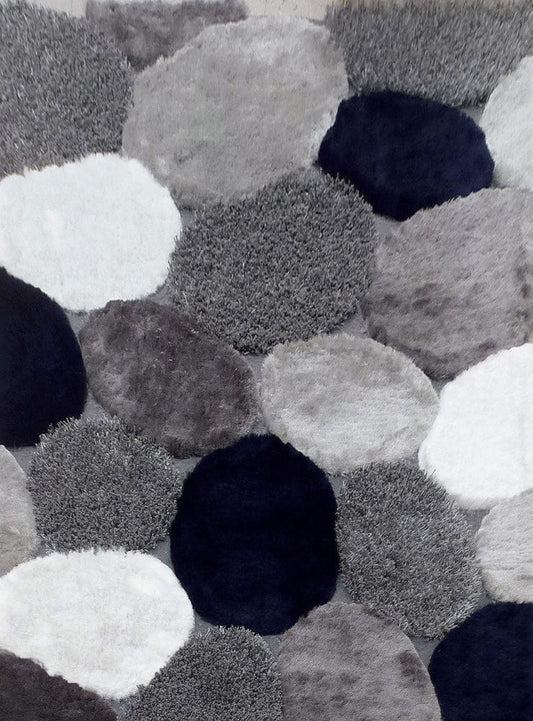 Furniture of America - Vancouver 5' X 7' Area Rug in Gray/Navy - RG4133 View 1