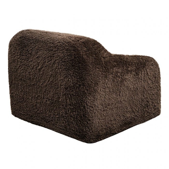 Furniture of America - Vander Compressed Accent Chair, Cub Brown - FM67009BR-CH view 3