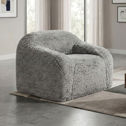 Furniture of America - Vander Compressed Accent Chair, Fog Gray - FM67009LG-CH view 1