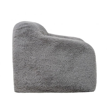 Furniture of America - Vander Compressed Accent Chair, Fog Gray - FM67009LG-CH view 4