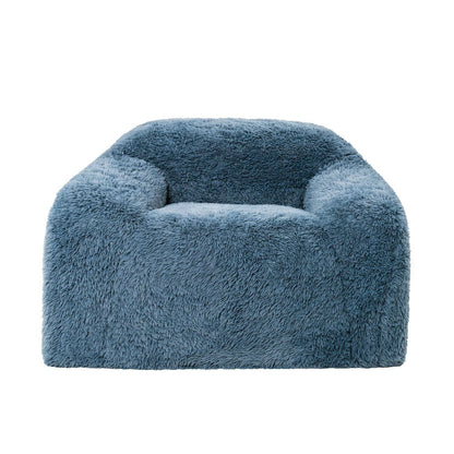 Furniture of America - Vander Compressed Accent Chair, Ocean Blue - FM67009BL-CH view 3