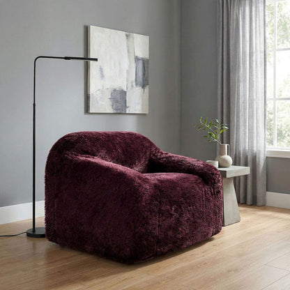 Furniture of America - Vander Compressed Accent Chair, Red Wine - FM67009RD-CH view 1
