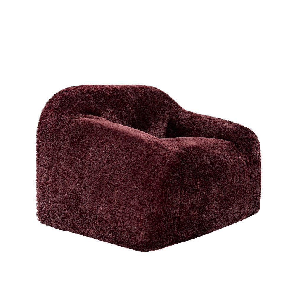 Furniture of America - Vander Compressed Accent Chair, Red Wine - FM67009RD-CH view 2