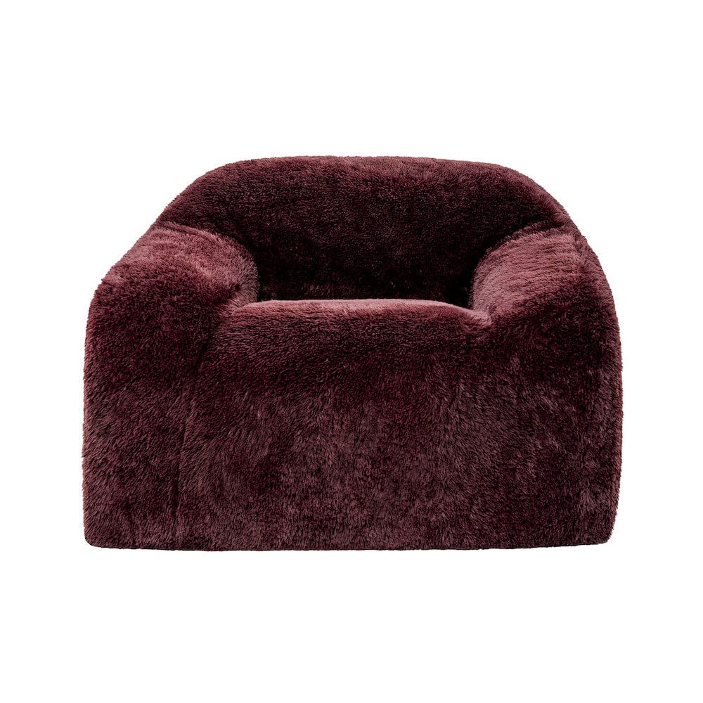 Furniture of America - Vander Compressed Accent Chair, Red Wine - FM67009RD-CH view 3