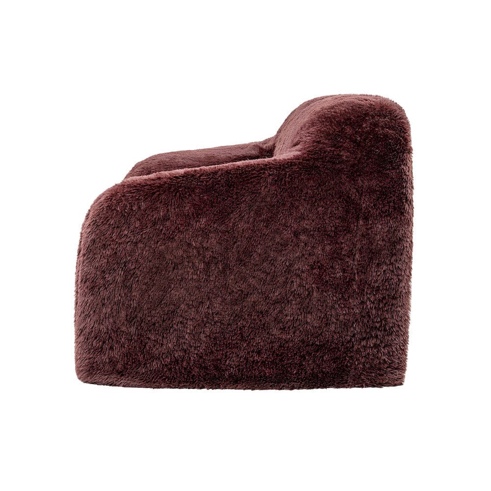 Furniture of America - Vander Compressed Accent Chair, Red Wine - FM67009RD-CH view 4