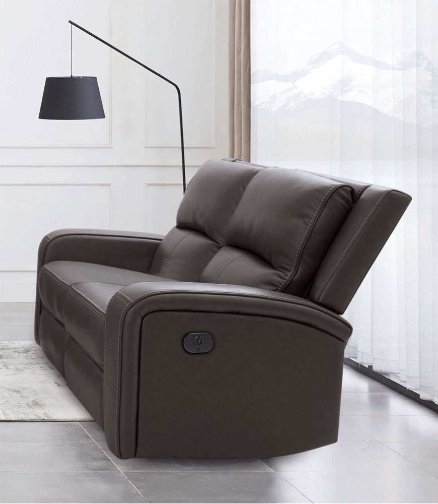 Furniture of America - Vasilios Power Loveseat in Gray - CM9914GY-LV-PM View 1