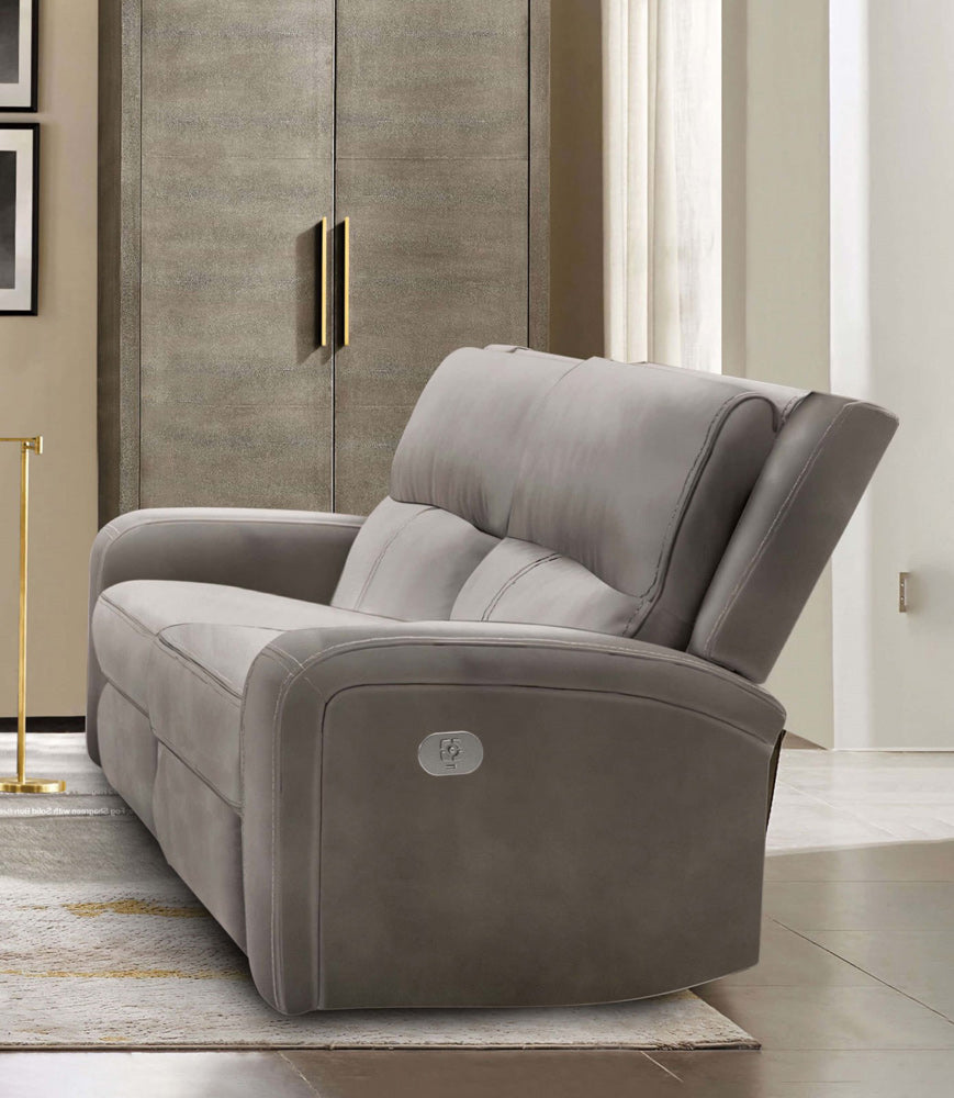 Furniture of America - Vasilios Power Loveseat in Taupe - CM9914ST-LV-PM View 1