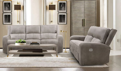 Furniture of America - Vasilios Power Sofa + Loveseat in Taupe - CM9914ST-PM-2PC View 1