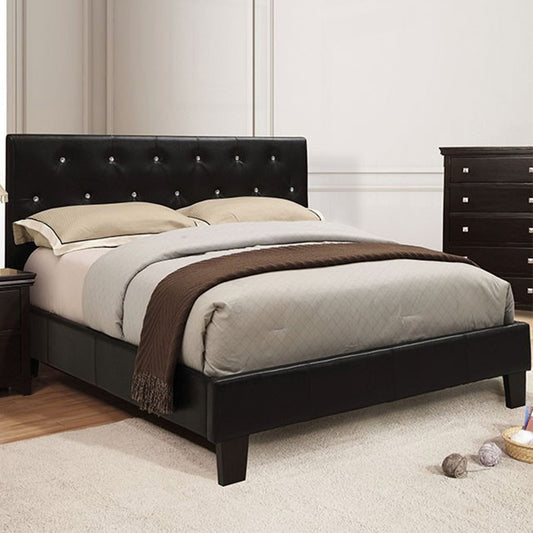 Furniture of America - Velen Cal.King Bed in Black - CM7949BK-CK-BED