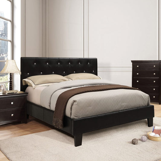 Furniture of America - Velen E.King Bed in Black - CM7949BK-EK-BED View 1