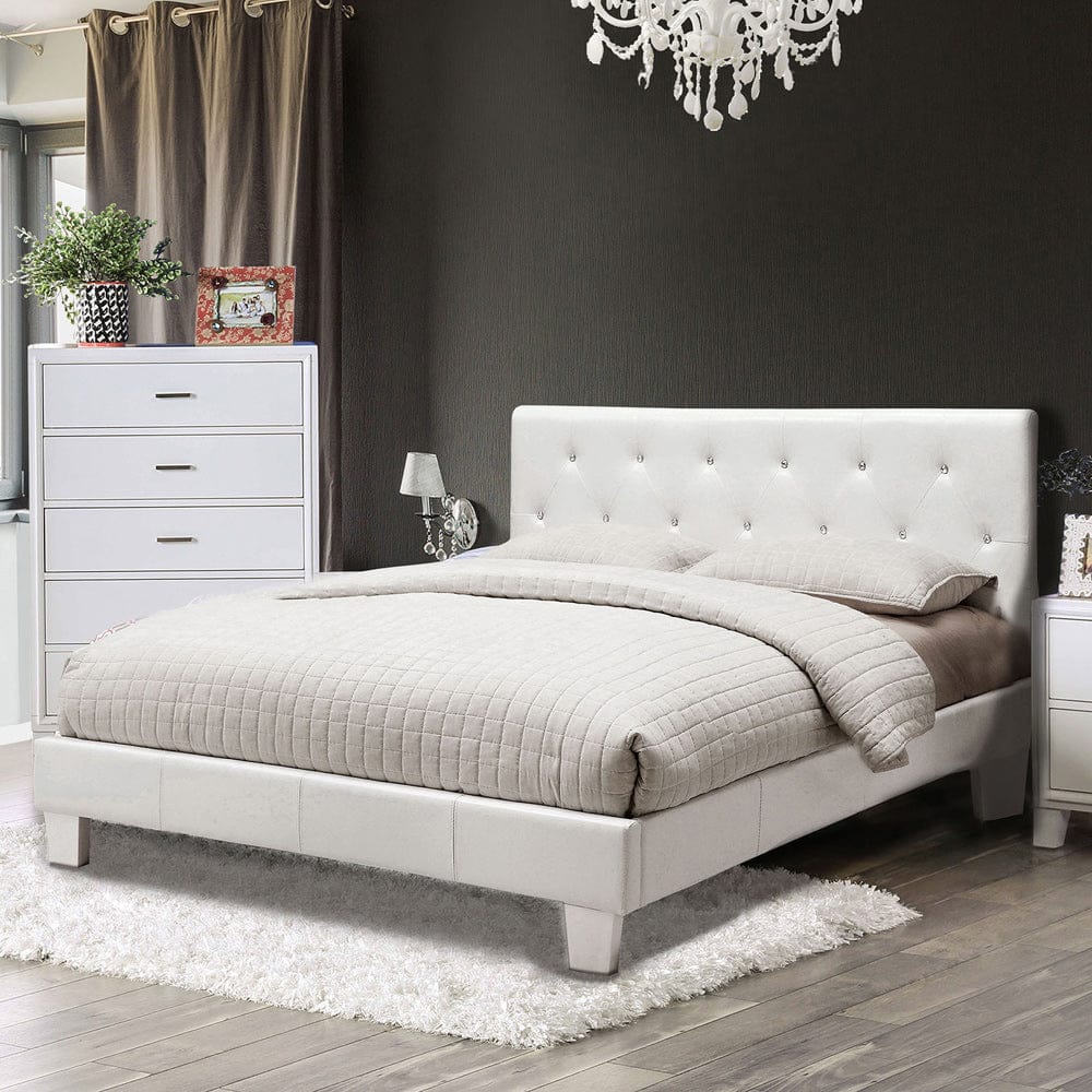 Furniture of America - Velen Full Bed in White - CM7949WH-F-BED-VN View 1