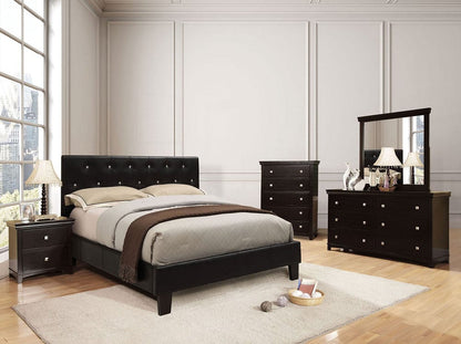 Furniture of America - Velen Queen Bed in Black - CM7949BK-Q-BED-VN View 2
