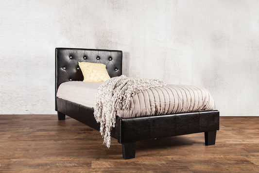 Furniture of America - Velen Twin Bed in Black - CM7949BK-T-BED-VN View 1