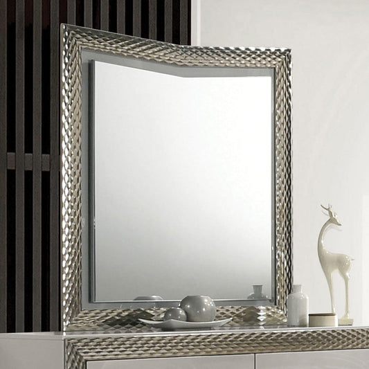 Furniture of America - Ventnor Mirror w/ LED in Gray - FM7251GY-M View 1