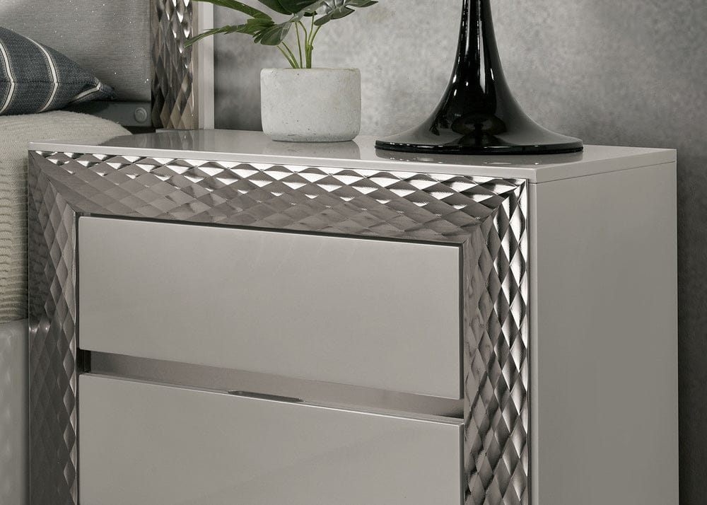 Furniture of America - Ventnor Nightstand in Gray - FM7251GY-N View 2
