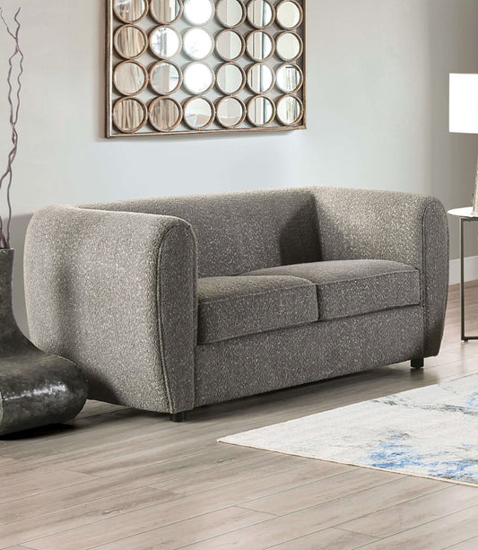 Furniture of America - Verdal Loveseat in Charcoal Gray - FM61001GY-LV View 1