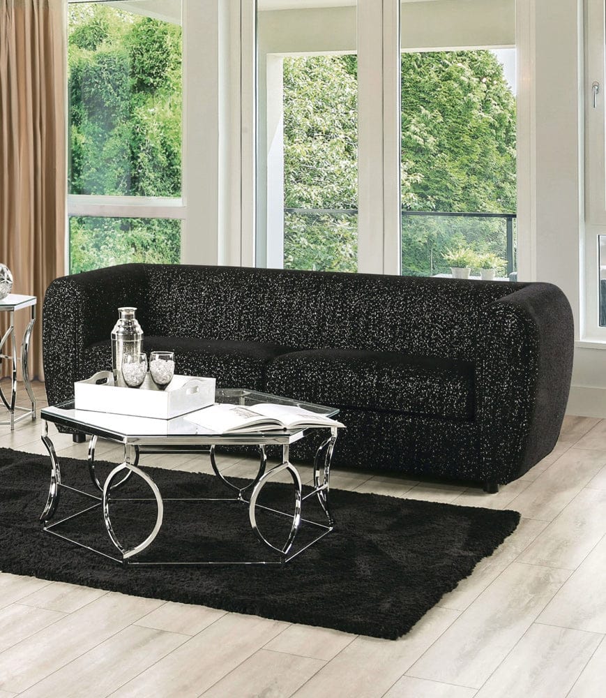 Furniture of America - Verdal Sofa in Black - FM61001BK-SF View 1