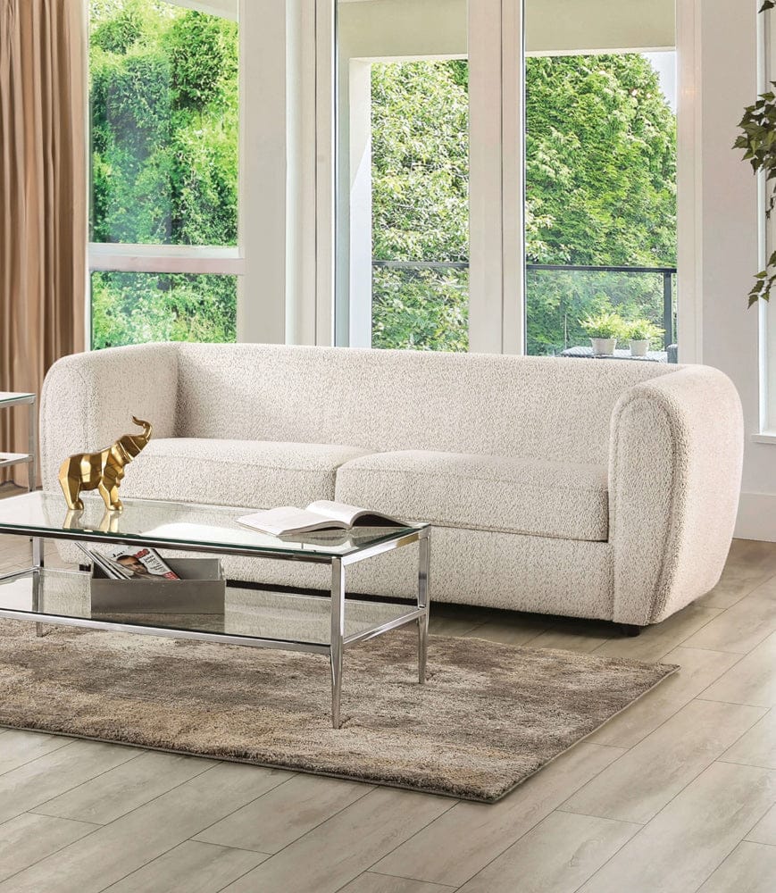 Furniture of America - Verdal Sofa in Off-White - FM61001WH-SF View 1