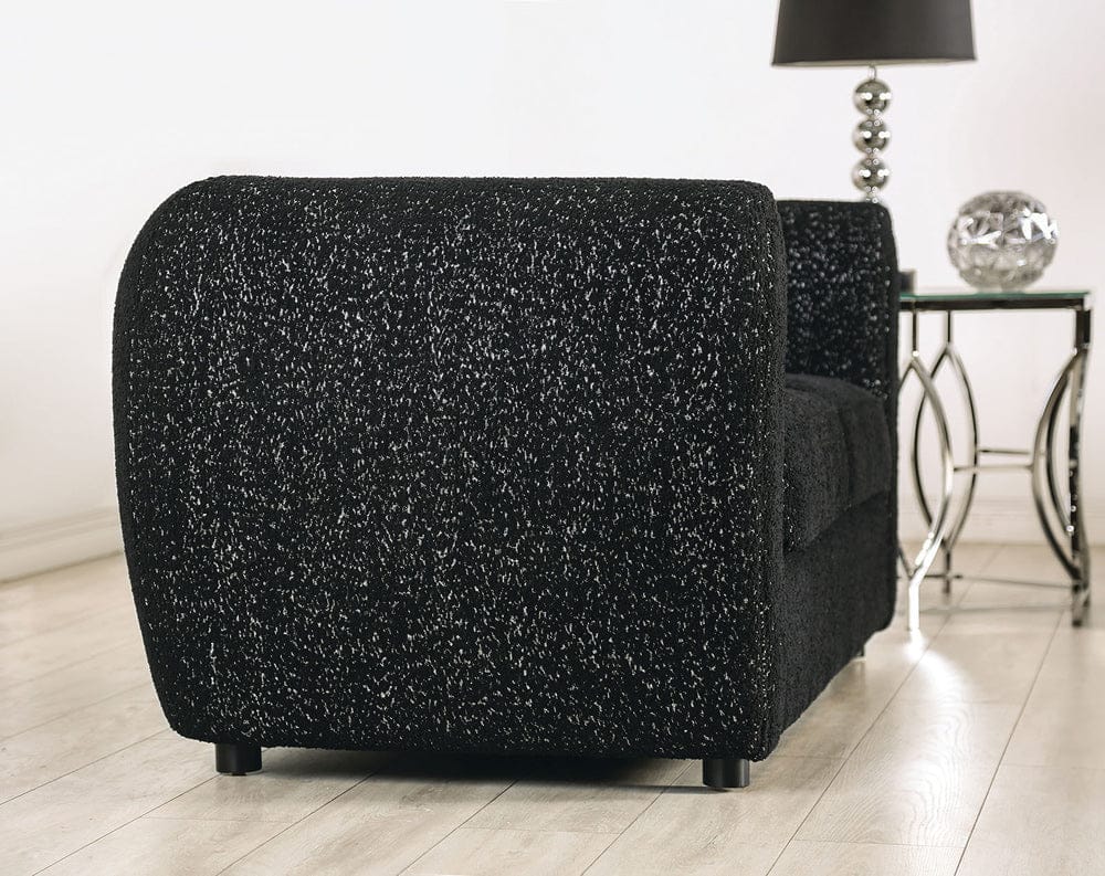 Furniture of America - Verdal Sofa + Loveseat in Black - FM61001BK-2PC View 4