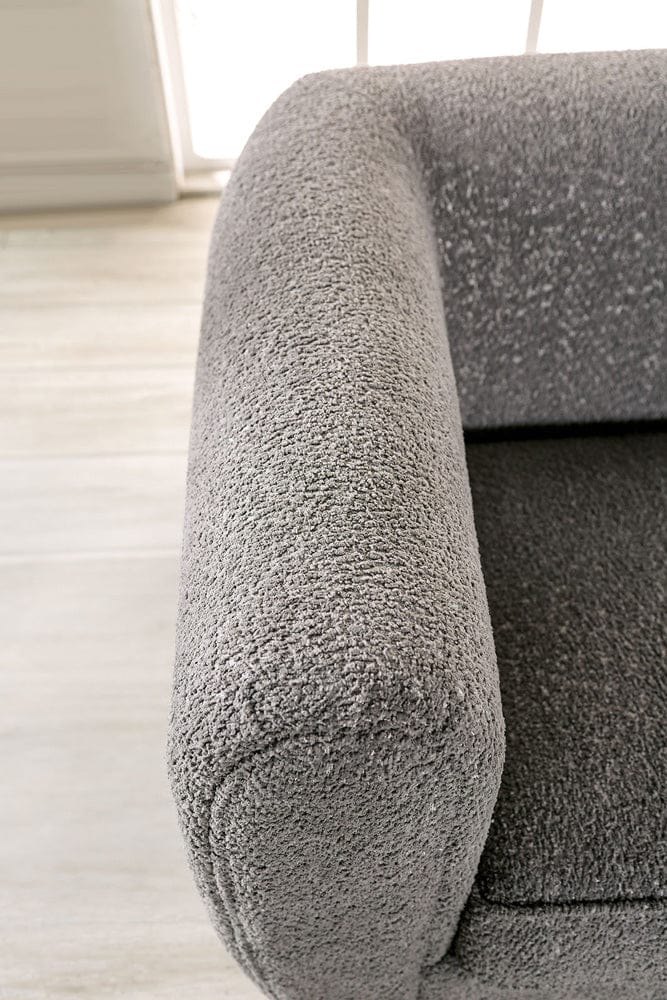 Furniture of America - Verdal Sofa + Loveseat in Charcoal Gray - FM61001GY-2PC View 4