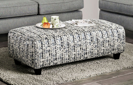 Furniture of America - Verne Ottoman in Pattern - SM8330-OT View 1