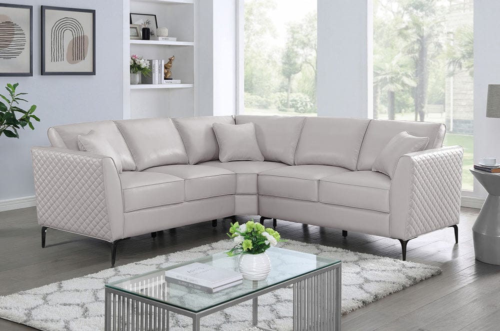 Furniture of America - Vestland Sectional in Beige - FOA6480BG-SECT View 1