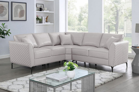 Furniture of America - Vestland Sectional in Beige - FOA6480BG-SECT View 1