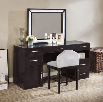 Furniture of America - Vickie Vanity Set in Obsidian Gray - FOA-DK5684DG-PK View 1