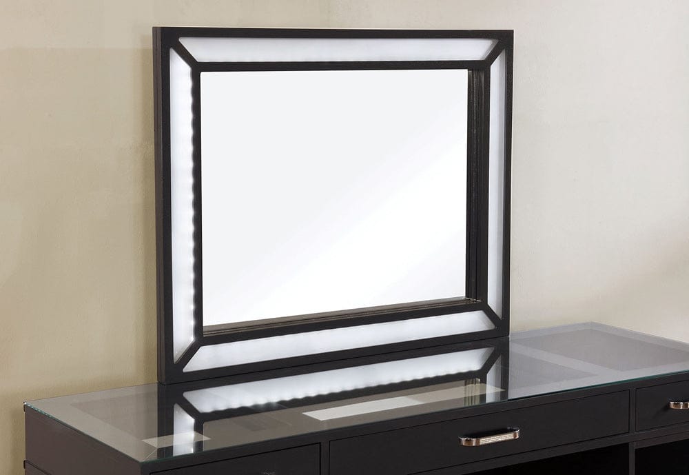 Furniture of America - Vickie Vanity Set in Obsidian Gray - FOA-DK5684DG-PK View 3